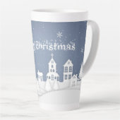 Weihnachts-Winterdorf Milchtasse (Rechte Ecke)