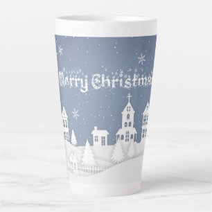 Weihnachts-Winterdorf Milchtasse