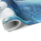 Weihnachts-Winterferien-Feier Geschenkpapier (Rolleneckpunkt)