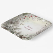 Weihnachts-Winterferien-Papierplatte Pappteller (Gewinkelt)