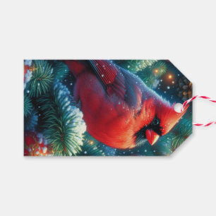 Weihnachts-/Winterkardinal Geschenkanhänger