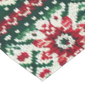 Weihnachts-/Wintermesse Rot & Grün Tischdecke (Schrägansicht)