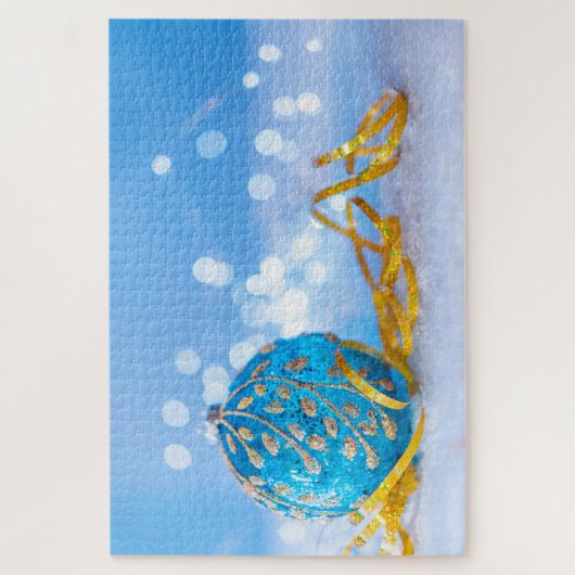 Weihnachts-Winterschmuckpuzzle Puzzle (Vertikal)