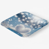 Weihnachts-Winterschneewittchen Pappteller (Gewinkelt)