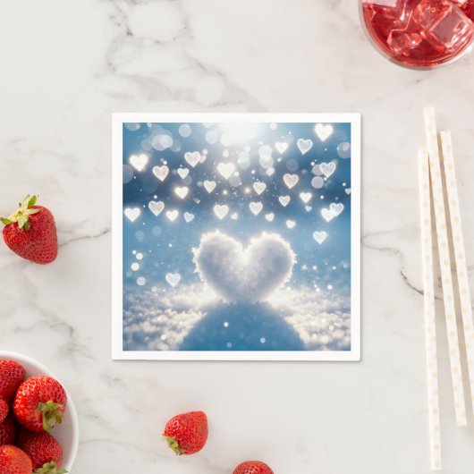 Weihnachts-Winterschneewittchen Serviette (Beispiel)