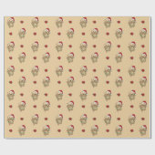 Weihnachts Wintertiere Weihnachtsfeiertage Otters Geschenkpapier (Flach)