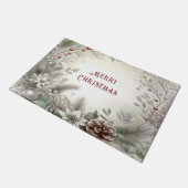 Weihnachts Winterurlaub Doormat Fußmatte (Schrägansicht)