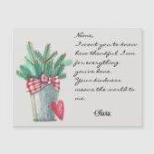 Weihnachts Winterurlaub Generic Magnetic Card Magnetkarte (Vorderseite)