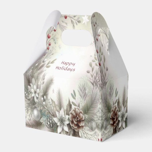 Weihnachts-Winterurlaub-Geschenkboxen Geschenkschachtel (Vorderseite)