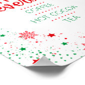 Weihnachts-Winterurlaub - Hot Beyond Bar Sign Poster (Ecke)