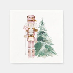 Weihnachts-Winterwunderland Süßspeise Nutcracker Serviette