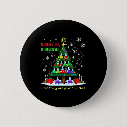 Weihnachts-Wissenschaftslehrer 67 Meme Santa Oh Ch Button (Vorderseite)