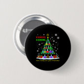 Weihnachts-Wissenschaftslehrer 67 Meme Santa Oh Ch Button (Vorne & Hinten)