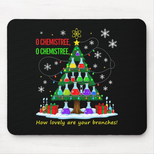 Weihnachts-Wissenschaftslehrer 67 Meme Santa Oh Ch Mousepad (Vorne)