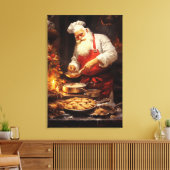 Weihnachts-Wohngestaltung Weihnachtsgebäck Leinwanddruck (Insitu (Wohnzimmer))