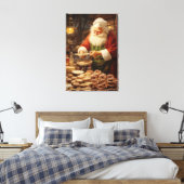 Weihnachts-Wohngestaltung Weihnachtsgebäck Leinwanddruck (Insitu (Schlafzimmer))