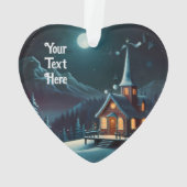 Weihnachts Wonderland Weihnachten Ornament (Rückseite)