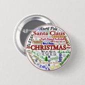 Weihnachts-Word-Kunst - Schaltfläche Button (Vorne & Hinten)