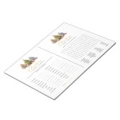 Weihnachts Word Scramble Word Search Tee Away Game Notizblock (angewinkelt)