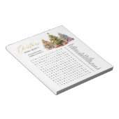 Weihnachts-Word-Suche Träne weg Party-Spiel Notizblock (angewinkelt)