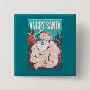 Weihnachts-Workout-Mann-Geschenk für GYM-Sportsman Button
