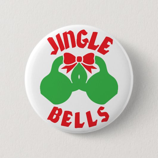 Weihnachts-Workout-Motivation Jingle "Kettle Bells Button (Vorderseite)