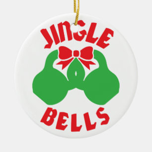 Weihnachts-Workout-Motivation Jingle "Kettle Bells Keramikornament