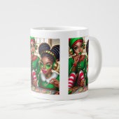 Weihnachts-Workshop-Spezialtasse Jumbo-Tasse (Vorderseite Rechts)