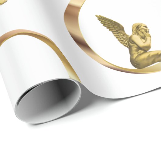 Weihnachts-Wrackpapier-Engel Geschenkpapier (Rolleneckpunkt)