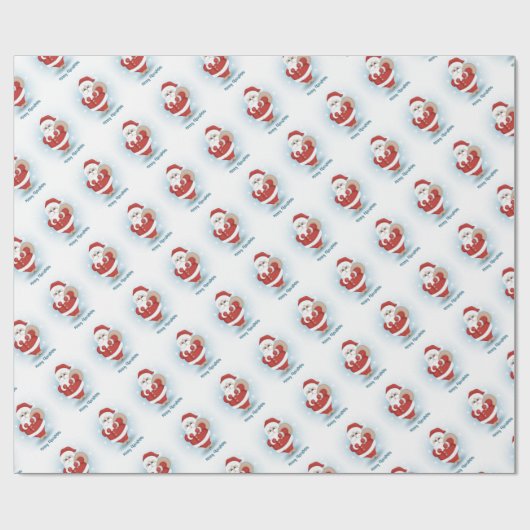 Weihnachts-Wrackpapier Geschenkpapier (Flach)