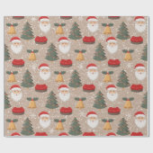 Weihnachts-Wrackpapier Geschenkpapier (Flach)