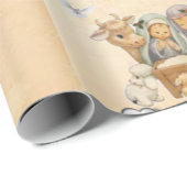 Weihnachts-Wrackpapier Jesus Angel Geschenkpapier (Rolleneckpunkt)