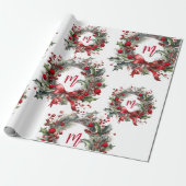 Weihnachts-Wrackpapier Weihnachtsfarbe Geschenkpapier (Ungerollt)