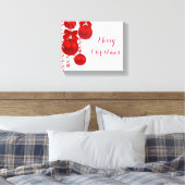Weihnachts-Wrapped Canvas Leinwanddruck (Insitu (Schlafzimmer))