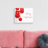 Weihnachts-Wrapped Canvas Leinwanddruck (Insitu (Wohnzimmer))