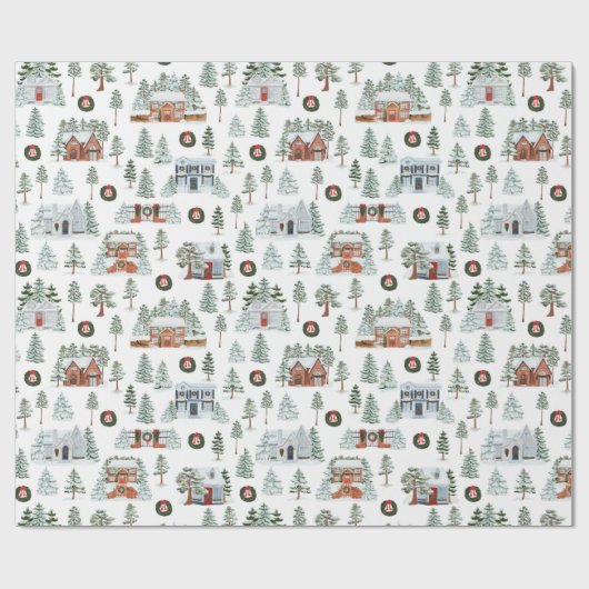Weihnachts-Wrapping Paper Geschenkpapier (Flach)