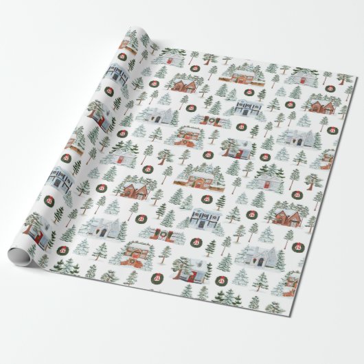 Weihnachts-Wrapping Paper Geschenkpapier (Ungerollt)