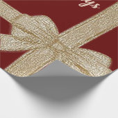 Weihnachts-Wrapping Paper Happy Holidays Geschenkpapier (Ecke)