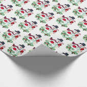 Weihnachts-Wrapping Paper Holiday Snowman Geschenkpapier (Ecke)