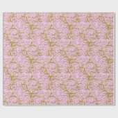 Weihnachts-Wrapping Paper Majesty Silver Wirbel Geschenkpapier (Flach)