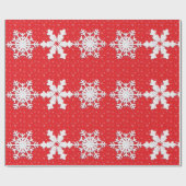 Weihnachts-Wrapping Paper mit Weihnachtsfiguren Geschenkpapier (Flach)