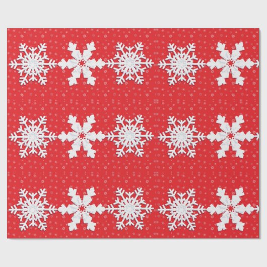 Weihnachts-Wrapping Paper mit Weihnachtsfiguren Geschenkpapier (Flach)
