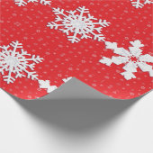 Weihnachts-Wrapping Paper mit Weihnachtsfiguren Geschenkpapier (Ecke)