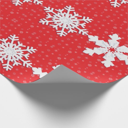 Weihnachts-Wrapping Paper mit Weihnachtsfiguren Geschenkpapier (Ecke)