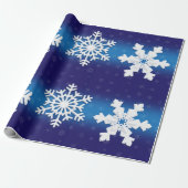 Weihnachts-Wrapping Paper mit Weihnachtsschneefloc Geschenkpapier (Ungerollt)
