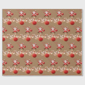 Weihnachts-Wrapping Paper Santa, Bowling Geschenkpapier (Flach)
