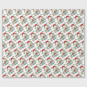 Weihnachts-Wrapping Paper Santa's Helper Elf Geschenkpapier (Flach)
