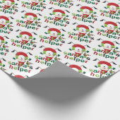 Weihnachts-Wrapping Paper Santa's Helper Elf Geschenkpapier (Ecke)