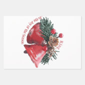 Weihnachts-Wrapping Paper Sheets - Ring in the Joy Geschenkpapier Set (Vorderseite)