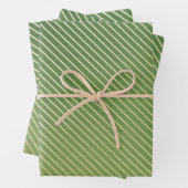 Weihnachts-Wrapping Paper Sheets tripes Green & Ta Geschenkpapier Set (Beispiel)